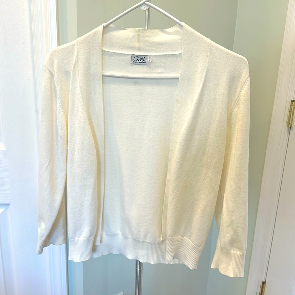 Soft white sweater